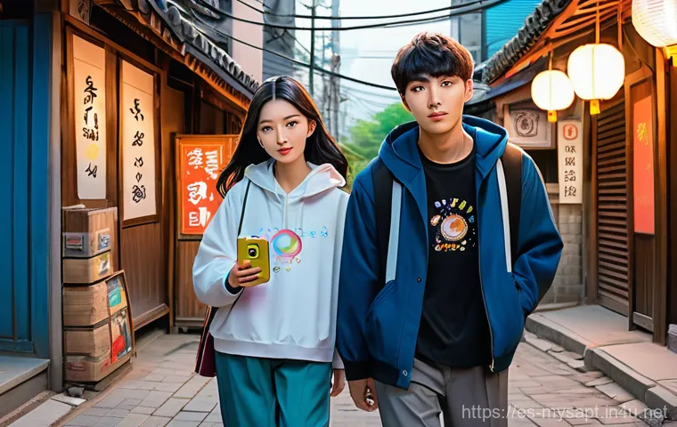 신비아파트 제작사의 후속작 계획 - Image Prompt 1: "Webtoon Adventure: Urban Fantasy Ensemble"**