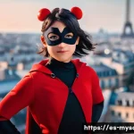 신비아파트 캐릭터 별명 모음 - **Prompt:** A dynamic, empowering shot of Marinette Dupain-Cheng mid-transformation into Ladybug. Sh...